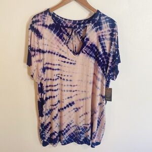 NEW Torrid Super Soft Blush Tie Dye Tee NWT